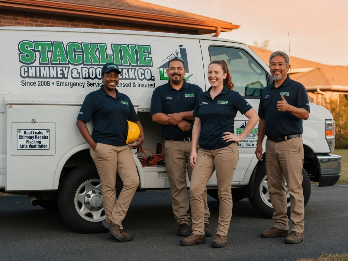 Chimney flashing repair company in Waterman, IL